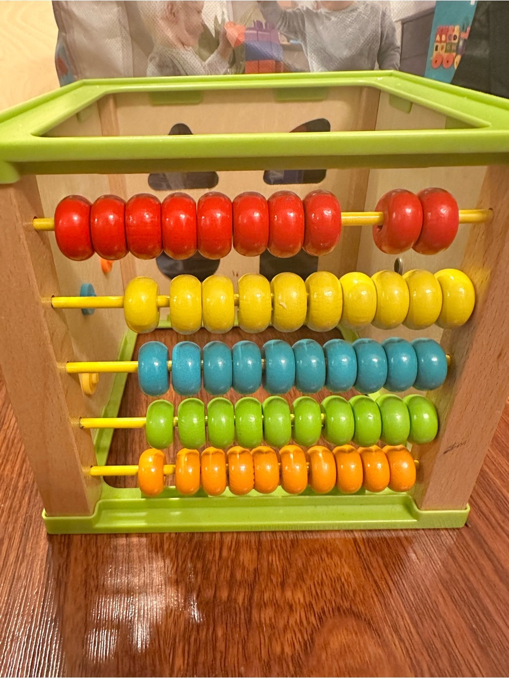 Kids Multicolor Learning Clock Toy - Picture 2 of 4